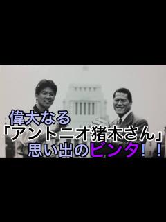 [画像][x]偉大なる「アントニオ猪木さん」 思い出のビンタ‼︎ - YouTube 余白なし