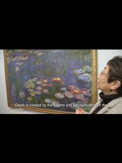 [画像][x]【国立西洋美術館 ギャラリートーク】クロード・モネ《睡蓮》 - YouTube 余白なし