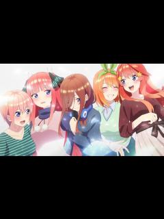 [画像][x]TVアニメ「五等分の花嫁∬」PV - YouTube 余白なし