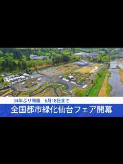 [画像][x]全国都市緑化仙台フェア開幕 - YouTube 余白なし