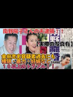 [画像][x]南野陽子さんの夫逮捕【実際の写真】過去にも10回以上のトラブル！！【横領・妊娠・暴力】がヤバい、、 - YouTube 余白なし