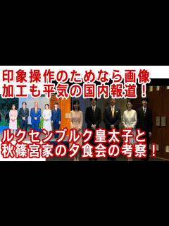 [画像][x]宮内庁＆ルクセンブルクインスタ相互フォローで秋篠宮家の真実がバレる！！！ - YouTube 余白なし