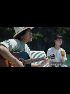 [画像][x]back number・清水依与吏、「高嶺の花子さん」弾き語りの裏側 多部未華子の変顔撮影も キリン『淡麗グリーンラベル GREEN ... 余白なし