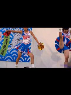 [画像][x]かわいいチアガール5 ハイキック開脚 可愛い高校生 チアリーダー チアリーディング チアダンス cute japanese girl ... 余白なし