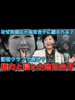 [画像][x]小池百合子は権力と寝て這い上がってきた･･･記者クラブが小池知事を追及できないのはスケベ心を手懐けられているから？！安冨歩元東京大学教授。一月 ... 余白なし
