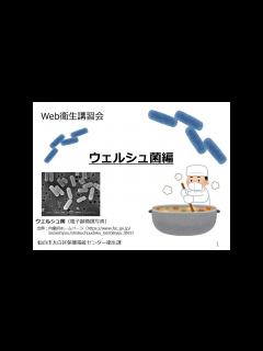 [画像][x]Web衛生講習会 ウェルシュ菌編 - YouTube 余白なし