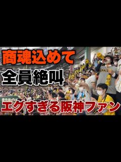 [画像][x]【甲子園超え】声出し禁止から解放された阪神ファンによる史上最強の商魂込めて＆くたばれ読売が全員絶叫してて治安悪すぎたw 【in東京ドーム ... 余白なし