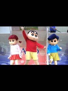 [画像][x]【クレヨンしんちゃん】テレビアニメキャラクターショー①イトーヨーカドーアリオ鳳 TV Anime Crayon Shinchan - YouTube 余白なし
