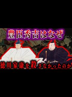[画像][x]【ゆっくり解説】豊臣秀吉はなぜ、徳川家康を殺さなかったのか - YouTube 余白なし