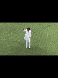 [画像][x]松崎しげる(74)国歌独唱 【西武ライオンズOB戦 2024/3/16】 - YouTube 余白なし