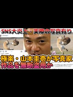 [画像][x]山本圭壱が写真家の作品を無断盗用か！？SNS大荒れの実際の写真がこれだ！！ - YouTube 余白なし