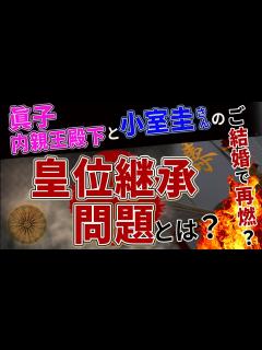 [画像][x]男性皇族の減少で揺らぐ皇位継承問題 - YouTube 余白なし