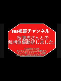 [画像][x]YouTuberさんとの裁判勝訴しました。 S N S被害チャンネル - YouTube 余白なし
