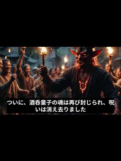 [画像][x]本当は恐ろしい昔話：酒呑童子の呪い - 勇者太郎の伝説」 - YouTube 余白なし
