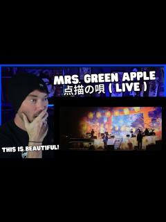 [画像][x]Metal Vocalist Reacts - Mrs. GREEN APPLE – 点描の唄【LIVE from ゼンジン未到とヴェル ... 余白なし