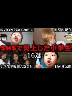 [画像][x]やりすぎて炎上した小学生キッズの末路16選をゆっくり解説 - YouTube 余白なし