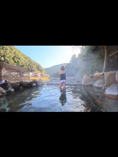 [画像][x]川湯温泉・混浴(水着着用で温泉女子も) #onsen #hotspring #溫泉 #온천 #Suốinóng #japan #温泉 #秘湯 ... 余白なし