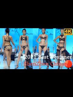 [画像][x]2021SIUF Best Design Lingerie立美力黑絲內衣秀品牌專場-（黑色透薄專場）/Black silk ... 余白なし
