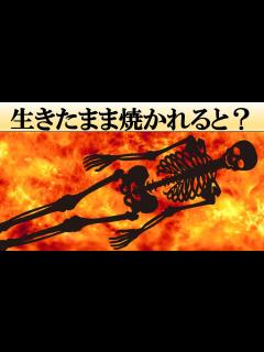 [画像][x]生きたまま焼かれるとどうなる？【火あぶり 余白なし