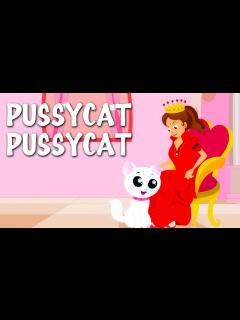 [画像][x]Pussy Cat Pussy Cat | Nursery Rhymes With Lyrics | English Rhymes For ... 余白なし