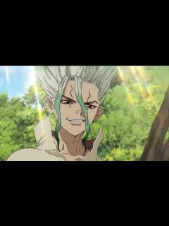 [画像][x]TVアニメ 「Dr．STONE」 第1話“STONE WORLD” - YouTube 余白なし