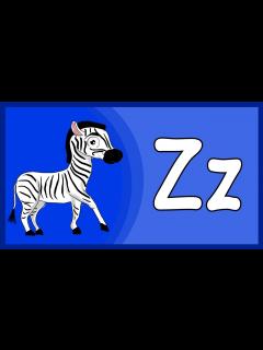 [画像][x]The English Letter Z - Learn And Sing The Alphabet - English ABC For ... 余白なし