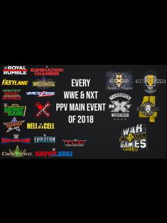 [画像][x]WWE & NXT Pay Per View Main Events (2018). - YouTube 余白なし