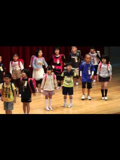 [画像][x]大里南小学校「学芸会」1学年 リズム体操 - YouTube 余白なし