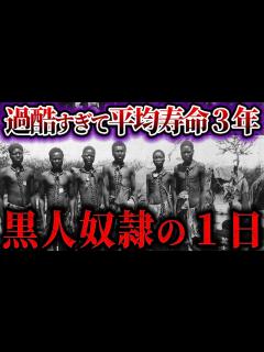 [画像][x]【ゆっくり解説歴史】黒人奴隷の1日ルーティンが残酷すぎた - YouTube 余白なし