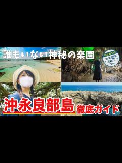 [画像][x]【観光客ゼロ⁉️】この絶景を独り占め！知られざる神秘の楽園・沖永良部島を大冒険 | 奄美群島 | 鍾乳洞 - YouTube 余白なし
