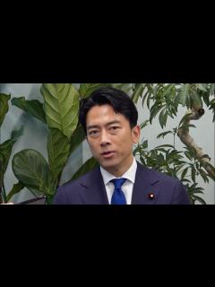 [画像][x]小泉氏「国民に覚悟話す」 自民総裁選 - YouTube 余白なし
