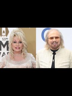 [画像][x]Dolly Parton, Bee Gees' Barry Gibb team up for duet version of 'Words ... 余白なし