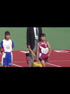 [画像][x]6年生100m女子 タイム決勝-1 宮城県小学生陸上競技交流大会 岩沼市陸上競技場 2020.10.31【4KｳﾙﾄﾗHD】 - YouTube 余白なし