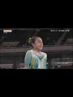 [画像][x]Okamura Mana 岡村 真 Bars | 2023 All Japan Championships - YouTube 余白なし