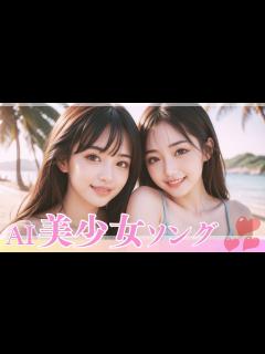 [画像][x]AI美少女【144】サマー・メモリーズ #美少女 #aigirl #画像生成AI #sunoai #音楽 #song #癒し #撮影 #海 ... 余白なし