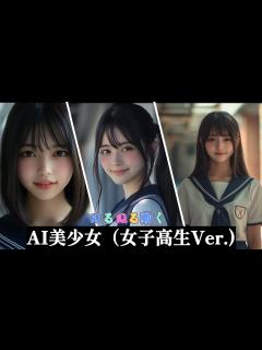 [画像][x]【ぬるぬる動くリアルなAI美少女たち】#ai美少女 #ai美女 #青春 #jk #ai #かわいい - YouTube 余白なし