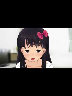 [画像][x]マイクロビキニの小学生がバランスボールで遊ぶやつ【自主制作アニメ】 - YouTube 余白なし