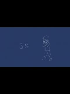 [画像][x]さとう。 - 3％【Music Video】 - YouTube 余白なし