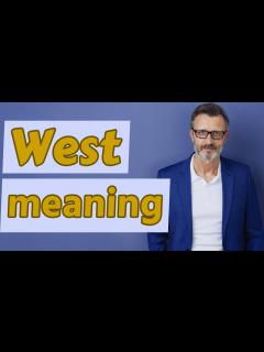 [画像][x]West | Meaning of west - YouTube 余白なし