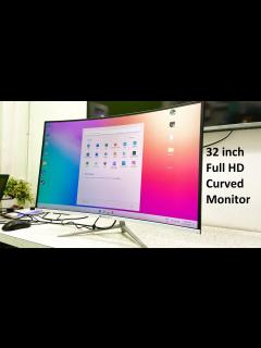 [画像][x]Best Budget 32 Inch Curved Full HD Monitor (Zebronics ZEB-AC32FHD ... 余白なし