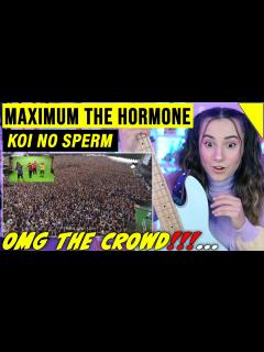 [画像][x]Maximum the Hormone - Koi no sperm | First Time reaction マキシマム ザ ホルモン ... 余白なし