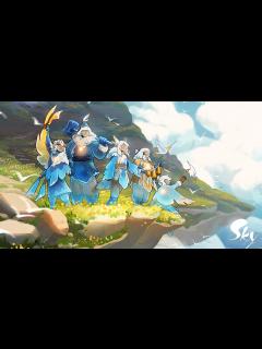 [画像][x]風の街道 (Season of Flight) - Sky 星を紡ぐ子どもたち BGM ~Sky: Children of the Light ... 余白なし