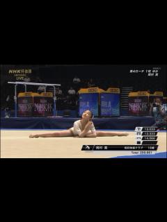 [画像][x]Okamura Mana 岡村 真 Floor | 2024 NHK Trophy - YouTube 余白なし