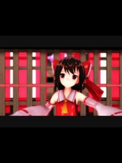 [画像][x]霊夢で「凛として咲く花の如く」リクエスト動画 - ニコニコ動画 余白なし