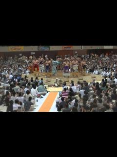 [画像][x]大相撲仙台場所 幕内力士 横綱土俵入り - YouTube 余白なし