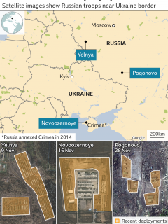 [画像][x] ロシアはウクライナを侵攻するのか 現状について数々の疑問 - BBCニュース 余白なし