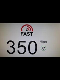 [画像][x]世界最速で回線速度のスピードテストができるFast com 2回目【speed test】 - YouTube 余白なし