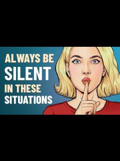 [画像][x]9 Situations Where It’s Better to Stay Silent - YouTube 余白なし