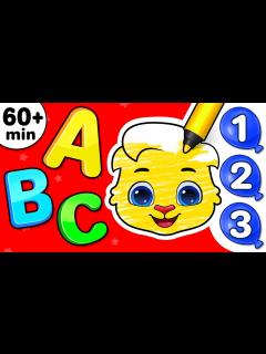 [画像][x]ABC Alphabet Educational Videos | Toddlers & Preschool Kids Learn ABC's ... 余白なし