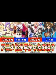 [画像][x]【きららアニメ】1位は超人気音楽作品！？連載からアニメ化までの期間が短いきらら作品ランキング【まんがタイムきらら】 - YouTube 余白なし